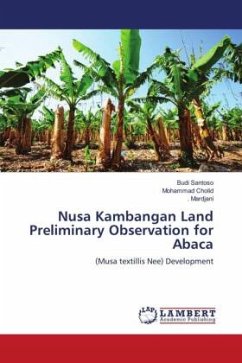 Nusa Kambangan Land Preliminary Observation for Abaca