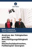 Analyse der Fähigkeiten und der Beschäftigungsfähigkeit von Hochschulabsolventen, Fallbeispiel Georgien