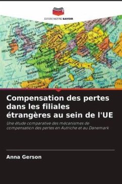 Compensation des pertes dans les filiales étrangères au sein de l'UE - Gerson, Anna