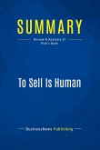 Summary: To Sell Is Human
