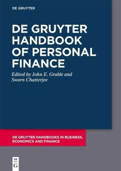 De Gruyter Handbook of Personal Finance (eBook, PDF)