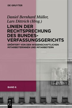 Cover Linien der Rechtsprechung des Bundesverfassungsgerichts (eBook, PDF)