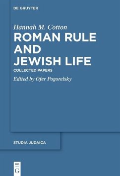 Roman Rule and Jewish Life (eBook, PDF) - Cotton, Hannah M.