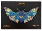 Aniwood J2320M - Animal Wood Puzzle, Blackbox Butterfly M, Schmetterling, Holz-Puzzle, 150 Teile