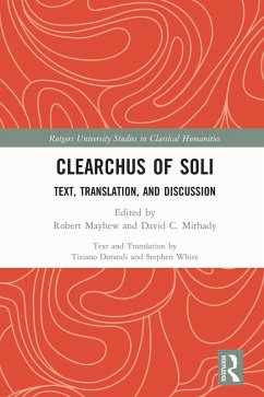 Clearchus of Soli (eBook, ePUB)