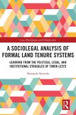 A Sociolegal Analysis of Formal Land Tenure Systems (eBook, ePUB)