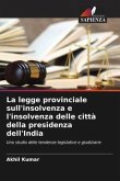 La legge provinciale sull'insolvenza e l'insolvenza delle città della presidenza dell'India