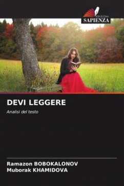 DEVI LEGGERE - Bobokalonov, Ramazon;KHAMIDOVA, Muborak