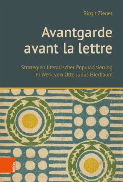 Cover Avantgarde avant la lettre