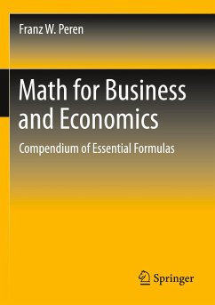 Math for Business and Economics - Peren, Franz W.