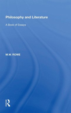 Philosophy and Literature - Rowe, M.W.