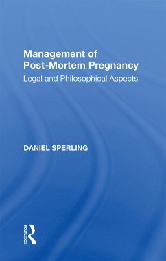 Management of Post-Mortem Pregnancy - Sperling, Daniel