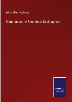 Remarks on the Sonnets of Shakespeare - Hitchcock, Ethan Allen