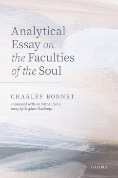 Charles Bonnet, Analytical Essay on the Faculties of the Soul - Gaukroger, Stephen