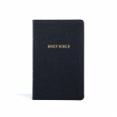 KJV Thinline Reference Bible, Black Leathertouch