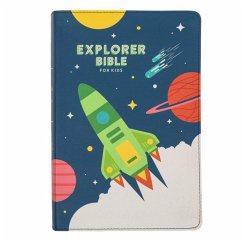 CSB Explorer Bible for Kids, Blast Off Leathertouch, Indexed - Csb Bibles By Holman