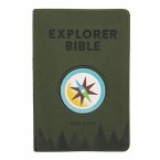 CSB Explorer Bible for Kids, Olive Compass Leathertouch, Indexed