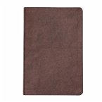 CSB Large Print Thinline Bible, Brown Bonded Leather