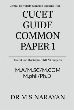 CUCET GUIDE COMMON PAPER 1 - Narayan, M. s