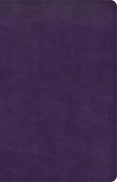 CSB Large Print Personal Size Reference Bible, Purple Leathertouch - Csb Bibles By Holman