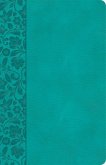 CSB Large Print Personal Size Reference Bible, Teal Leathertouch