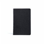 KJV Thinline Bible, Black Genuine Leather