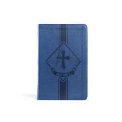 KJV Kids Bible, Thinline Edition, Navy Leathertouch