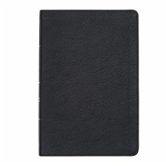 CSB Large Print Thinline Bible, Black Leathertouch - Csb Bibles By Holman