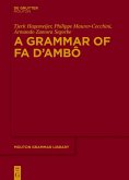 A Grammar of Fa d'Ambô (eBook, PDF)