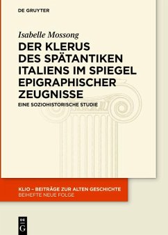 Cover Der Klerus des spätantiken Italiens im Spiegel epigraphischer Zeugnisse (eBook, ePUB)