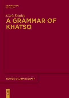 A Grammar of Khatso (eBook, PDF) - Donlay, Chris