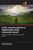 Sulla consacrazione e legittimità delle comunità locali