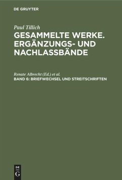Cover Briefwechsel und Streitschriften (eBook, PDF)