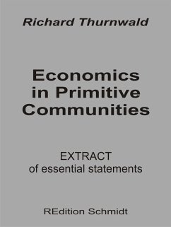 Economics in Primitive Communities (eBook, ePUB)