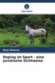 Doping im Sport - eine juristische Sichtweise