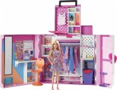Barbie Traumkleiderschrank und blonde Puppe Barbie Traumkleiderschrank und blonde Puppe