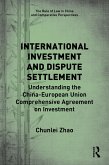 International Investment and Dispute Settlement (eBook, PDF)