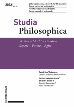 Cover Wissen - Macht - Handeln / Sapere - Potere - Agire