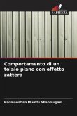 Comportamento di un telaio piano con effetto zattera