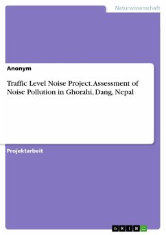 Traffic Level Noise Project. Assessment of Noise Pollution in Ghorahi, Dang, Nepal - Anonymous