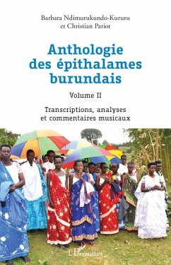Cover Anthologie des épithalames burundais Volume II
