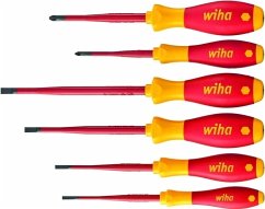 Wiha 3201ZK6 Schraubendreher Set SoftFinish® electric slimFix