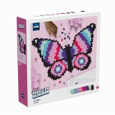 Plus-Plus® 9603915 - Puzzle by Number, Butterfly, Schmetterling, 800 Bausteine, Konstruktionsspielzeug