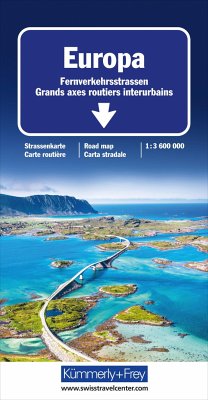 Cover Kümmerly+Frey Strassenkarte Europa 1:3,6 Mio.