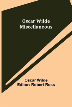 Oscar Wilde Miscellaneous - Wilde