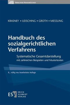 Handbuch des sozialgerichtlichen Verfahrens - Krasney, Otto Ernst;Udsching, Peter;Groth, Andy