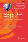 Privacy and Identity Management. Between Data Protection and Security (eBook, PDF)