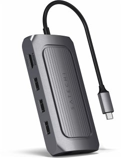 Satechi USB4 Multiport Adapter with 8K HDMI space gray