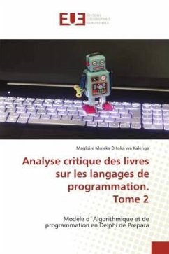 Analyse critique des livres sur les langages de programmation. Tome 2 - Ditoka wa Kalenga, Magloire Muleka