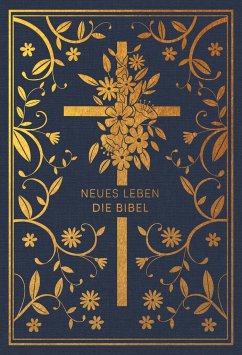 Neues Leben. Die Bibel - Golden Grace Edition, Marineblau - Lizzie Preston